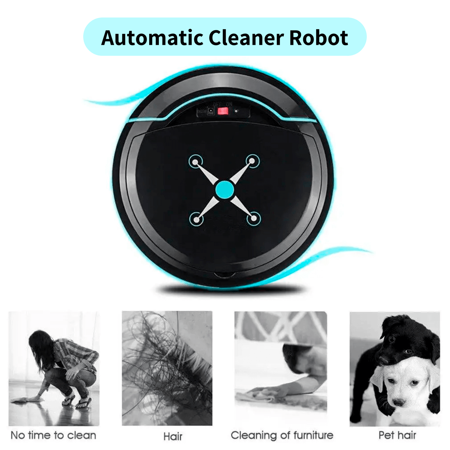 Premium Robot Vacuum with Mop & Self Charge