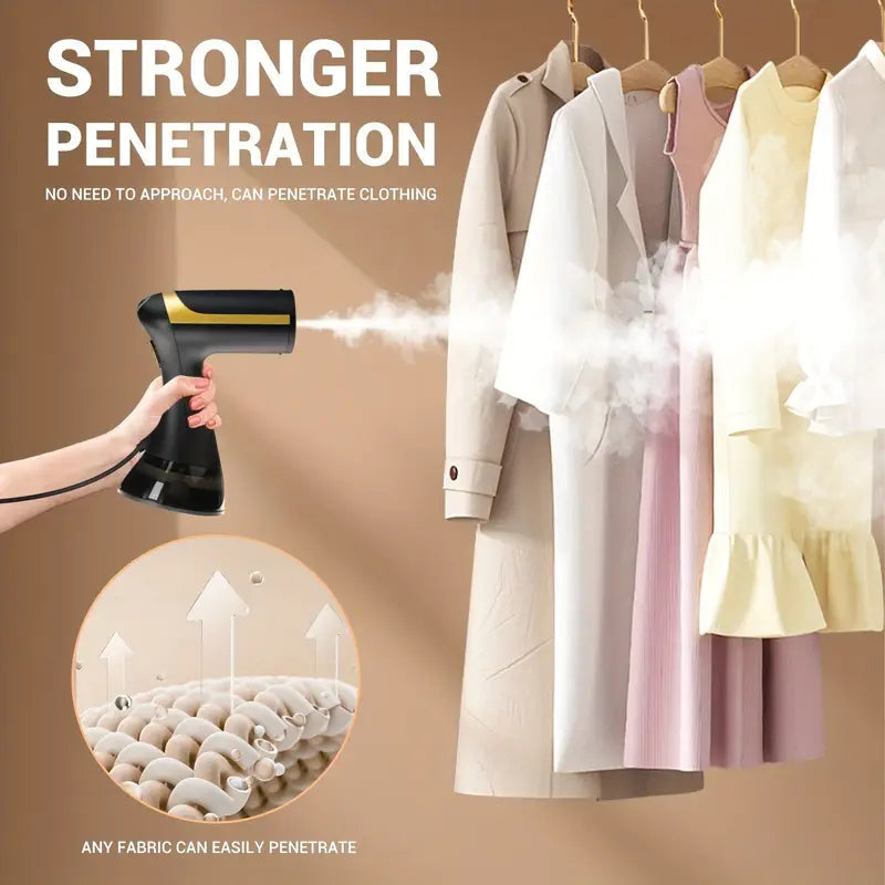 VaporWave | Compact Portable Handheld Travel Clothes Steamer for Quick Wrinkles 1