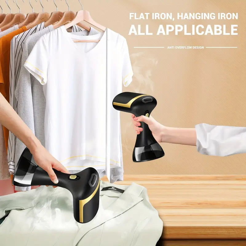VaporWave | Compact Portable Handheld Travel Clothes Steamer for Quick Wrinkles 2