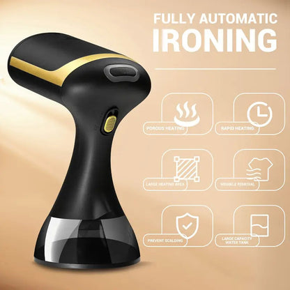 VaporWave | Compact Portable Handheld Travel Clothes Steamer for Quick Wrinkles 4