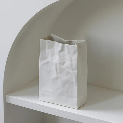 Elegant Floral Paper Vase