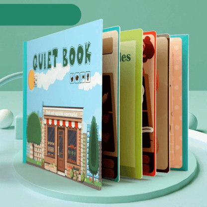 Interactive Learning Book for Kids Quiet Play