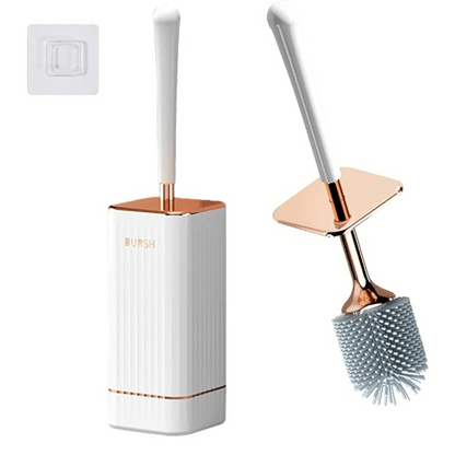 Fesara | Luxury Soft Toilet Brush with Easy Mount Holder