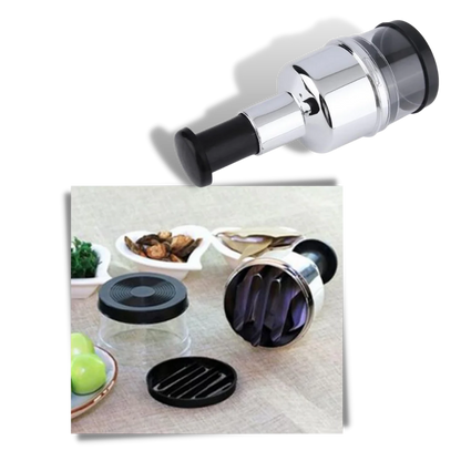 VegiChop | Efficient Stainless Steel Vegetable and Garlic Chopper 5