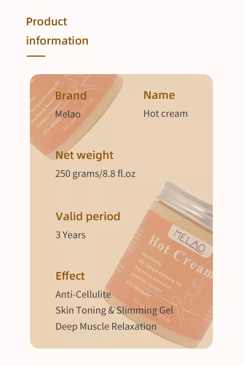 Slimming Body Cream - Fat Burner and Cellulite Reducer