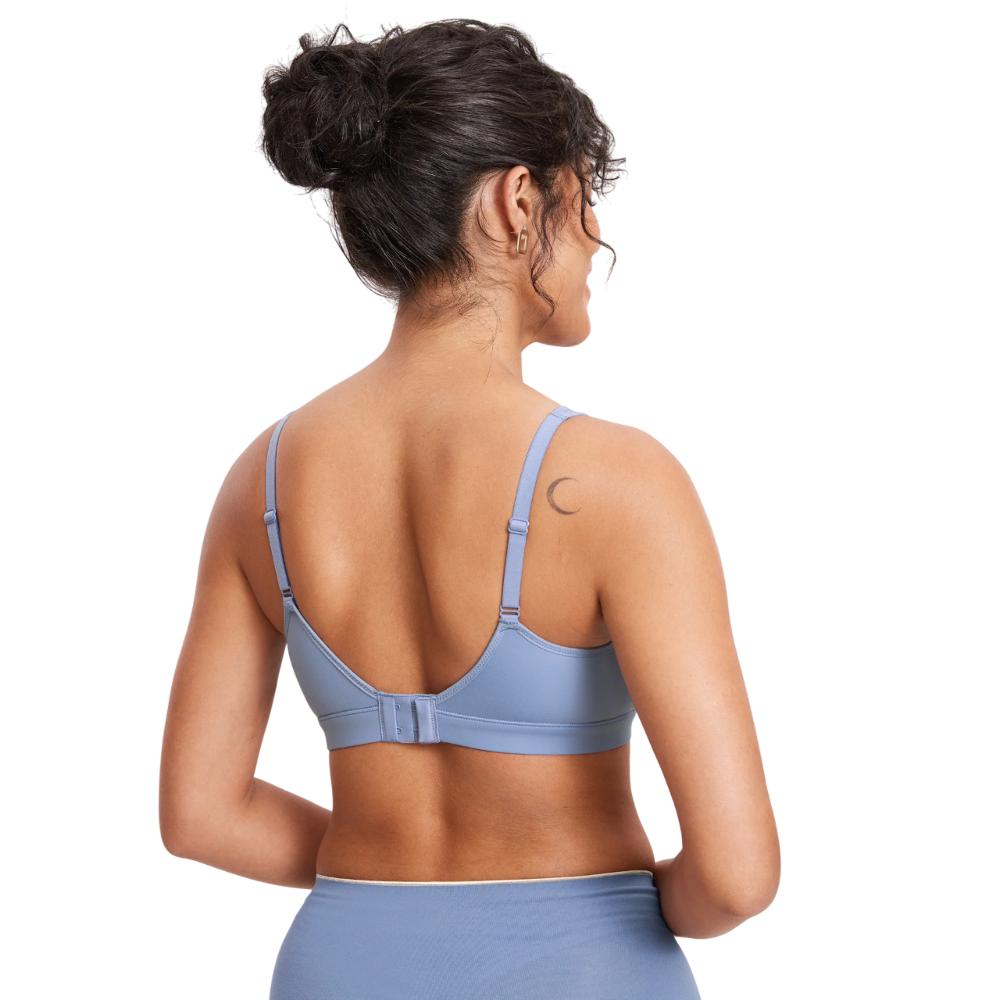 Velcro All-in-One Wireless Nursing Bra for Pumping & Breastfeeding Support-6