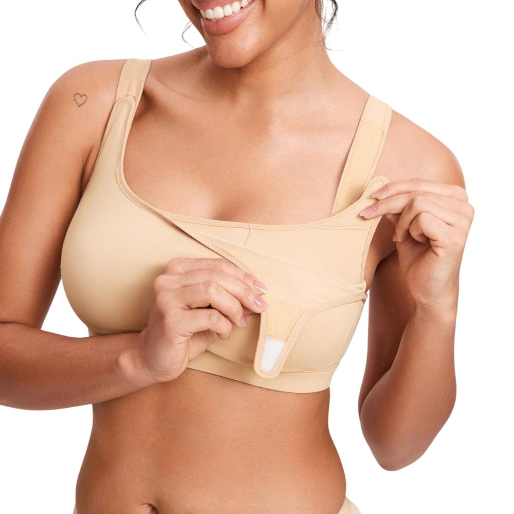 Variant image for Velcro All-in-One Wireless Nursing Bra for Pumping & Breastfeeding Support-16