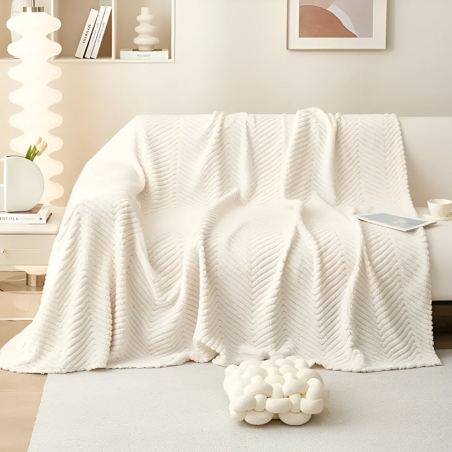 Durable Grip Faux Sofa Slipcover