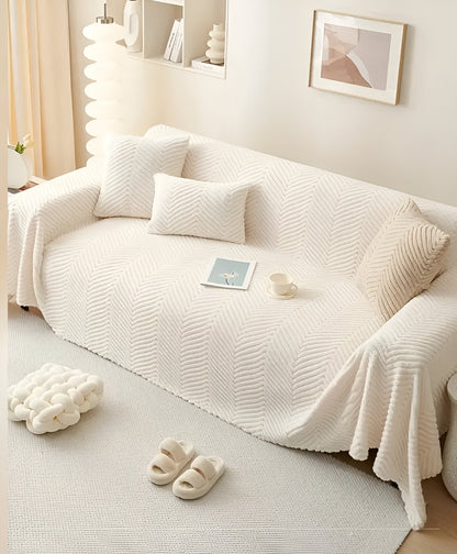 Durable Grip Faux Sofa Slipcover
