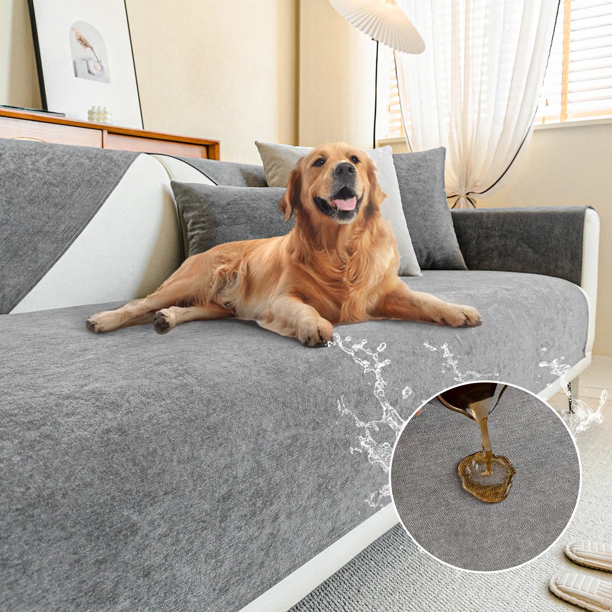 Pet Proof Sofa Covers - Durable Scratch Resistant Protectors