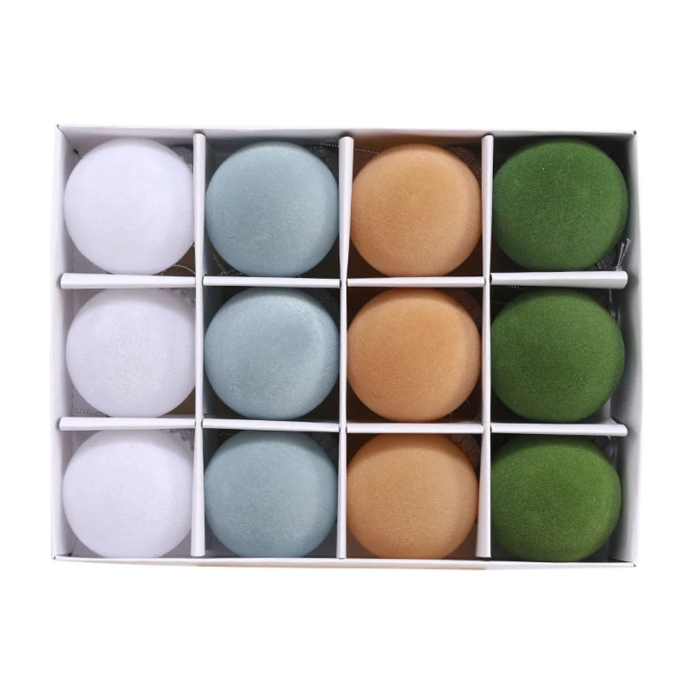 Plush Christmas Decorations | Soft Holiday Ball - Fesara