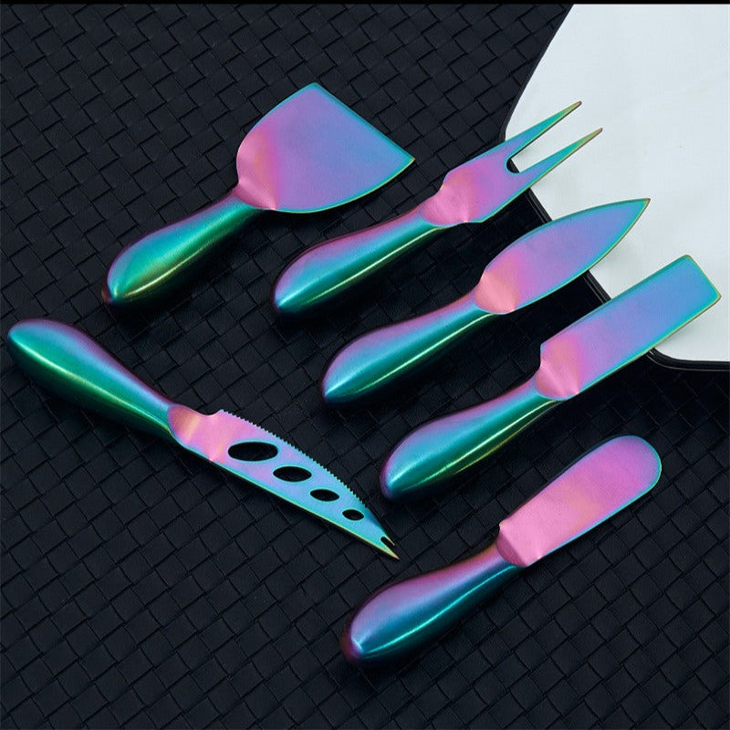 VeneziaCraft | Elegant Practical Stainless Steel Cheese Knife Set 2