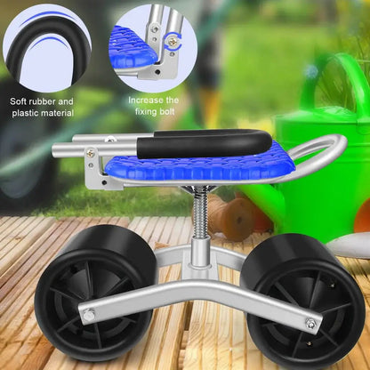 VerdantEase | Ergonomic Adjustable Gardening Chair with 360° Rotation 6