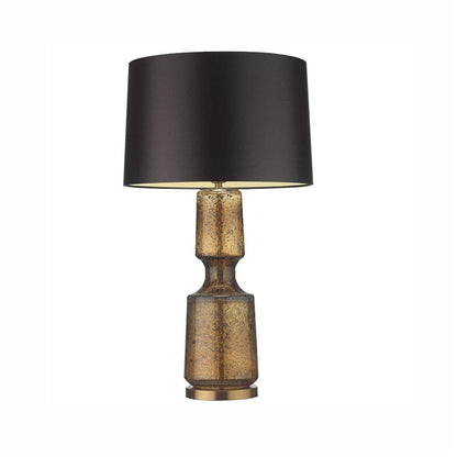 Sleek Metal and Glass Desk Lamp