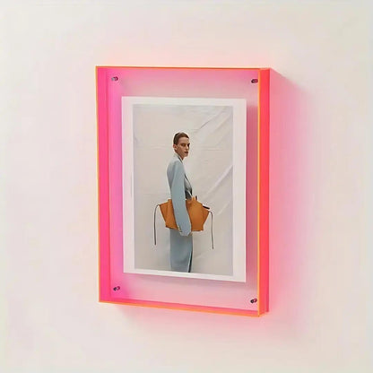 Glowing LED Glass Picture Frame