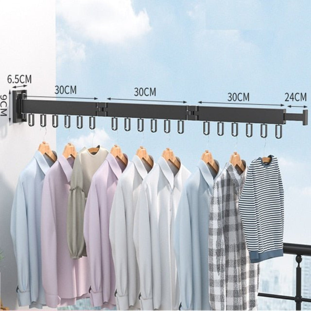 Compact Folding Wall Dryer Rack