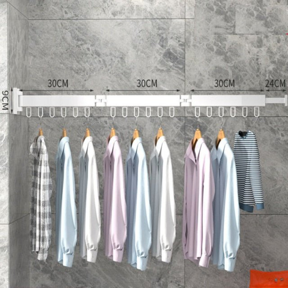 Compact Folding Wall Dryer Rack
