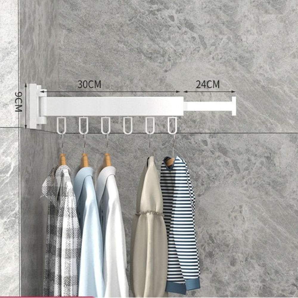 Compact Folding Wall Dryer Rack