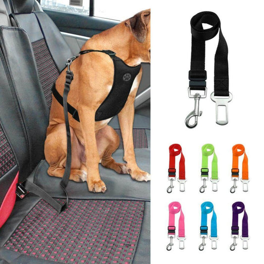 Pet Car Harness Adjustable Dog Seatbelt - Fesara
