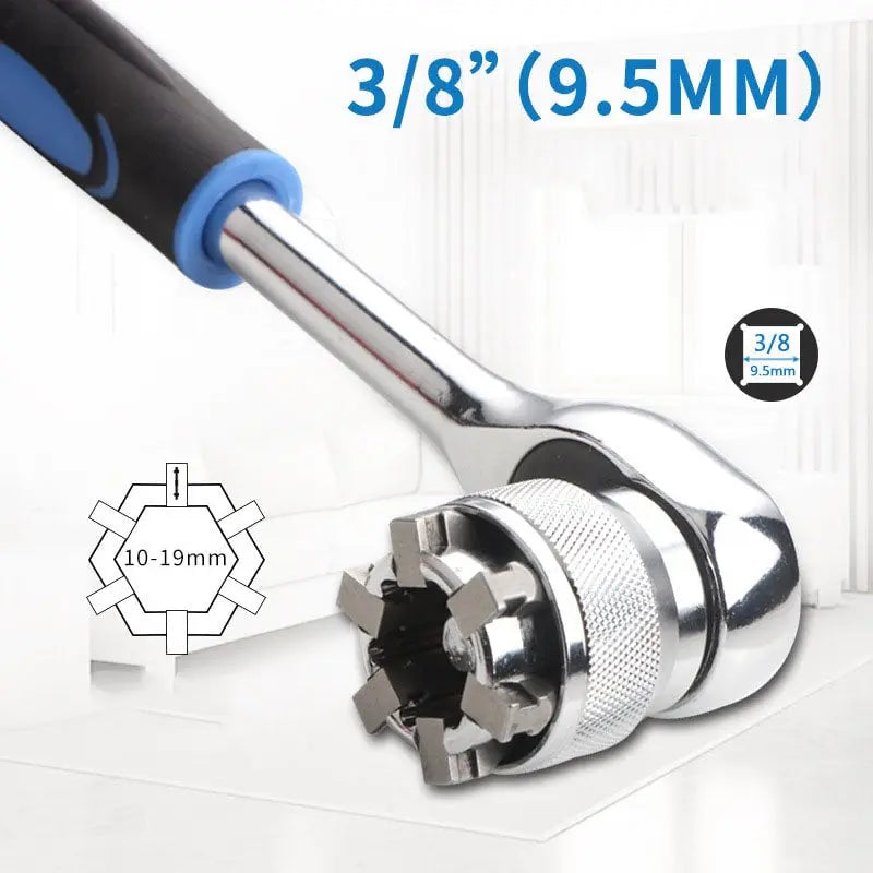 Versatile Socket Wrench Set 10-19mm for Easy Repairs