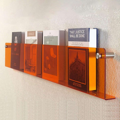 Modern Floating Wall Magazine Holder