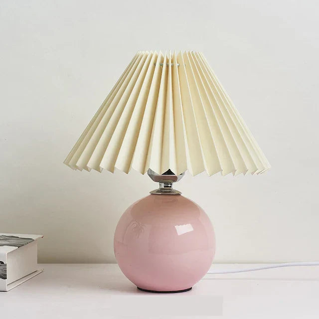 Classic Folded Shade Table Light for Home Decor