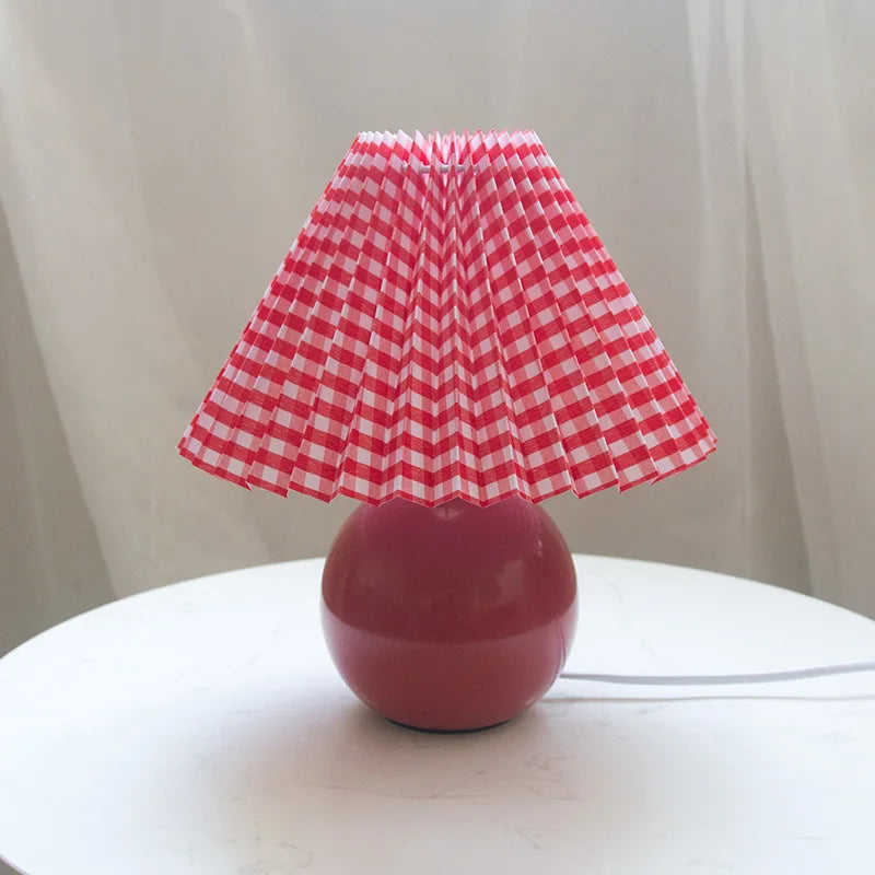 Classic Folded Shade Table Light for Home Decor