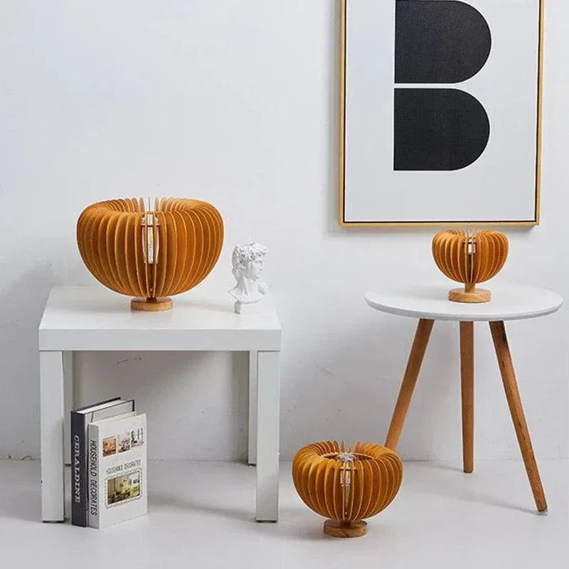 Bendable Wood Desk Light