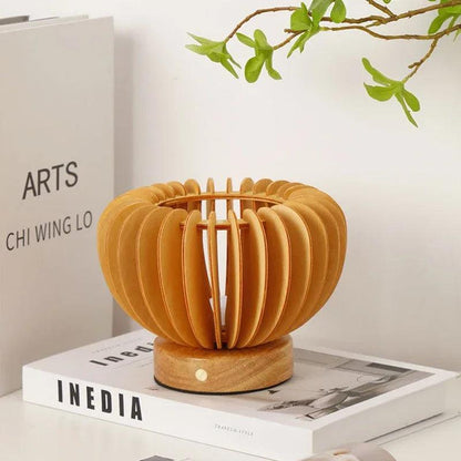 Bendable Wood Desk Light