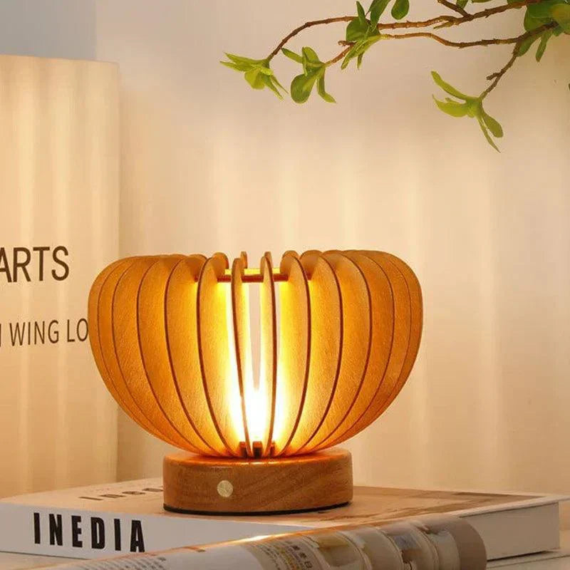 Bendable Wood Desk Light