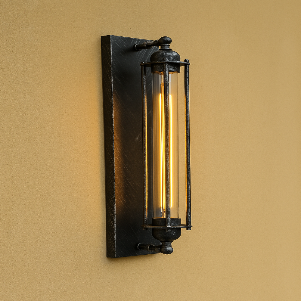 Classic Mounted LED Lamp in Sleek Black Finish