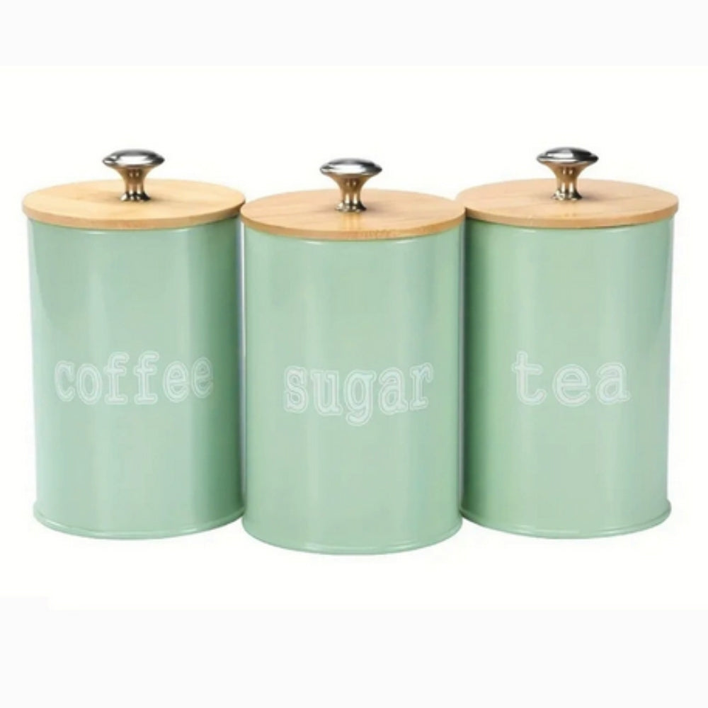 Fesara | Airtight Metal Food Container | 3 Piece Set