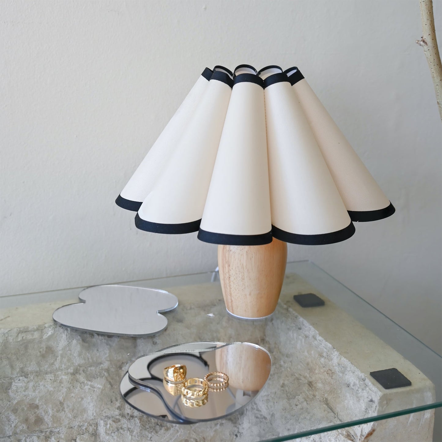 Classic Textured Woven Table Lamp