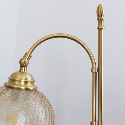 Vintage Style Lamp with Distressed Finish and Warm Light