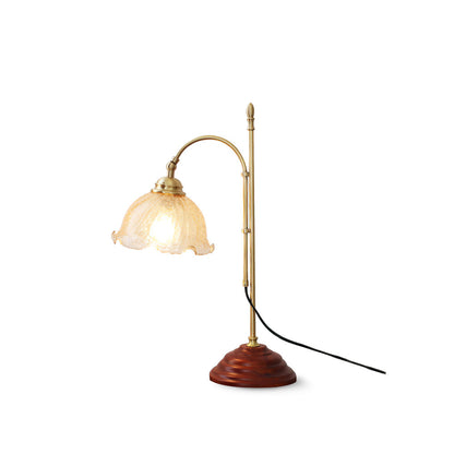 Vintage Style Lamp with Distressed Finish and Warm Light