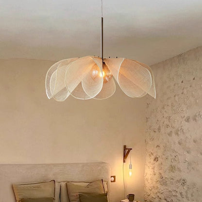 Unique Textile Pendant Light with Retro Style - Fesara