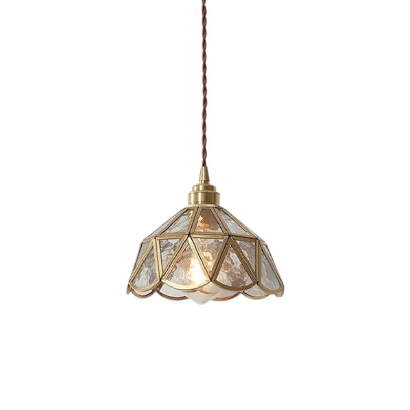 Classic Glass Drop Pendant Light - Fesara