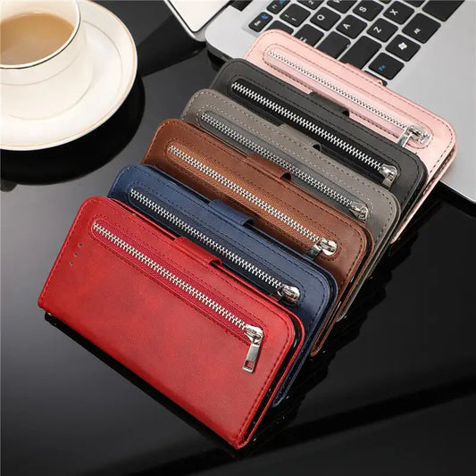 Tough Protective Zip Phone Case for Galaxy - Fesara