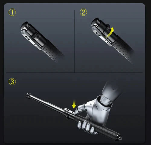 Vivolux | Automatically retractable walking stick 1
