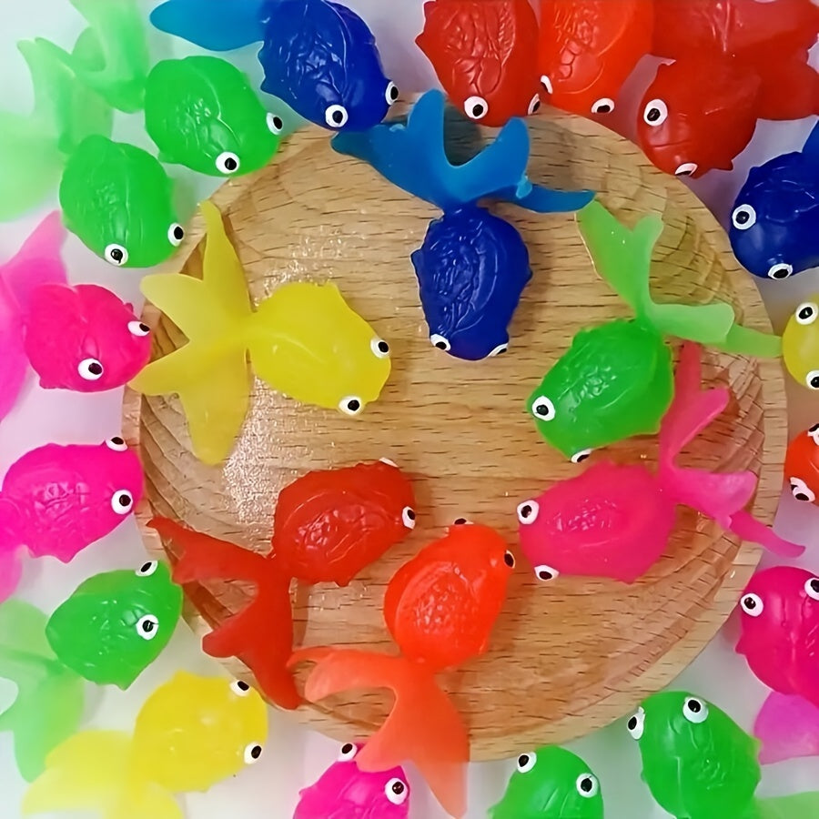 Vivolux | Bath Toy Floating Rubber Fish Set 12-Pack 3