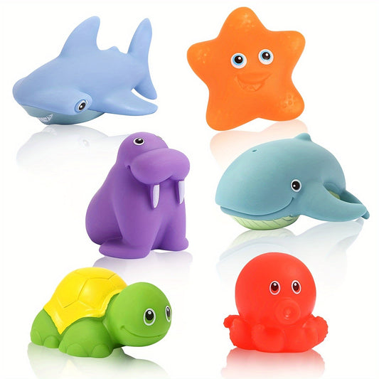 Colorful Bath Time Animal Squirt Toys for Kids - Fesara