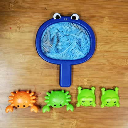 Fun Bath Fishing Toy Set for Kids with Scoop Net - Fesara