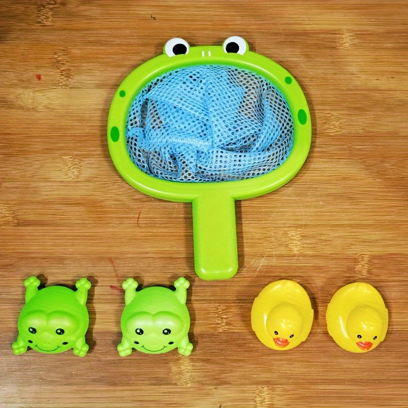 Vivolux | Bathtub Toy Fishing Net Set for Toddlers 6