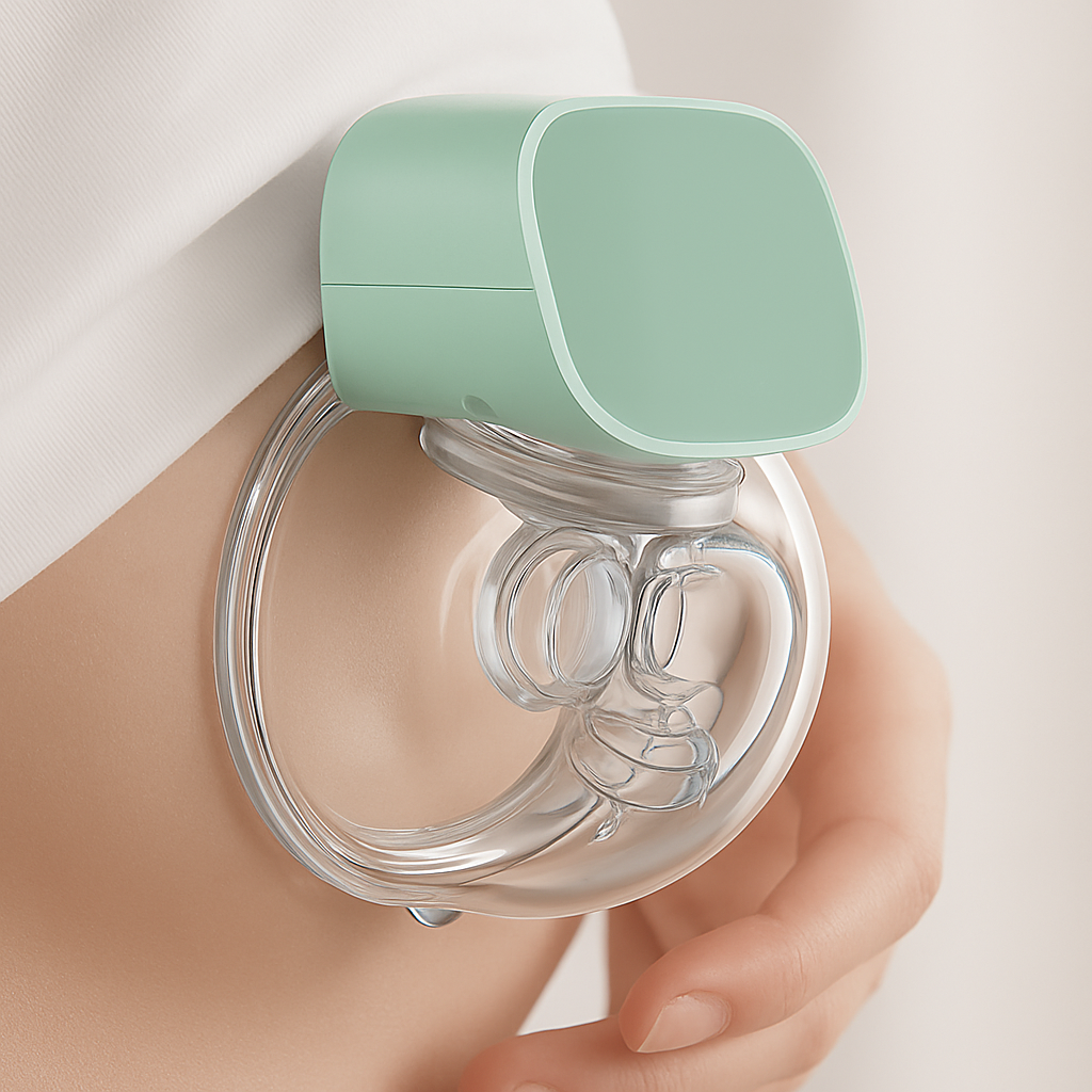 Compact Silicone Breast Pump with Quiet Expression - Fesara