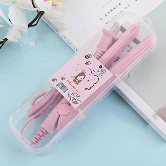 Compact Travel Ceramic Flat Iron for Hair - Fesara