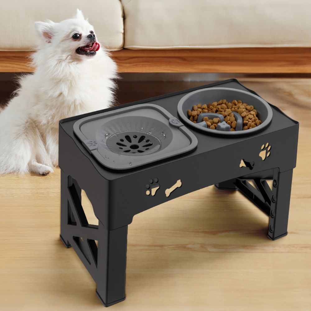 Vivolux | Dog Bowl Elevated Adjustable Slow Feeding Support 1