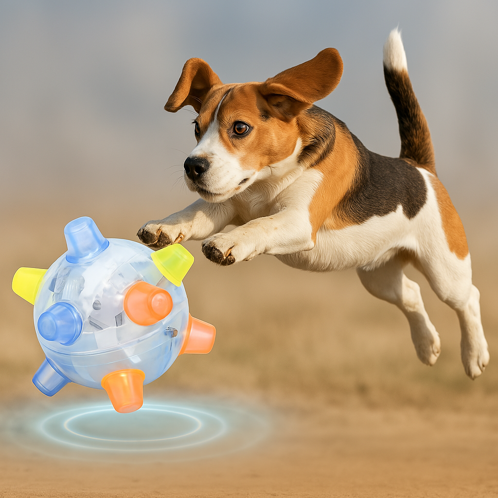 Glowing Nighttime Rubber Dog Ball - Fesara