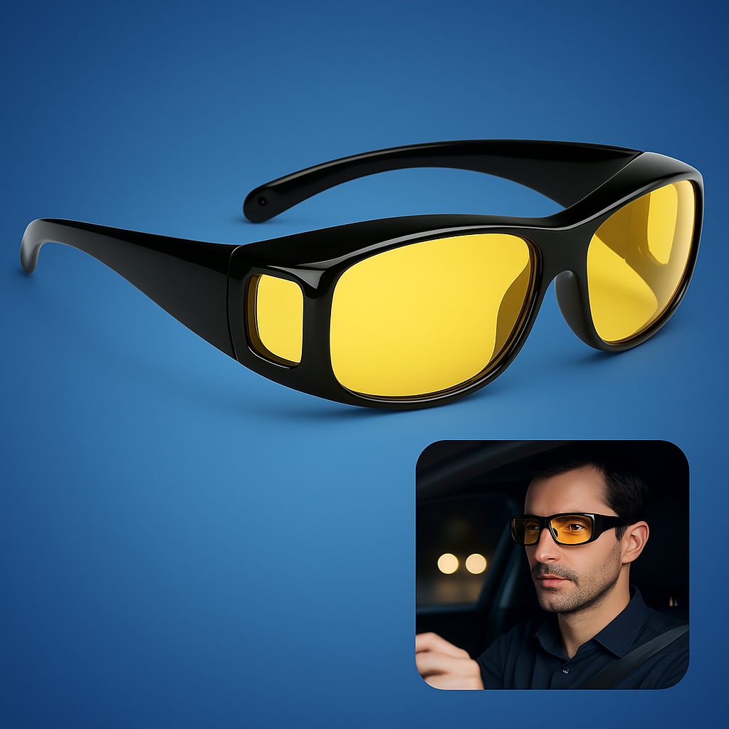 Night Driving Glasses Anti Glare Safety Glasses - Fesara