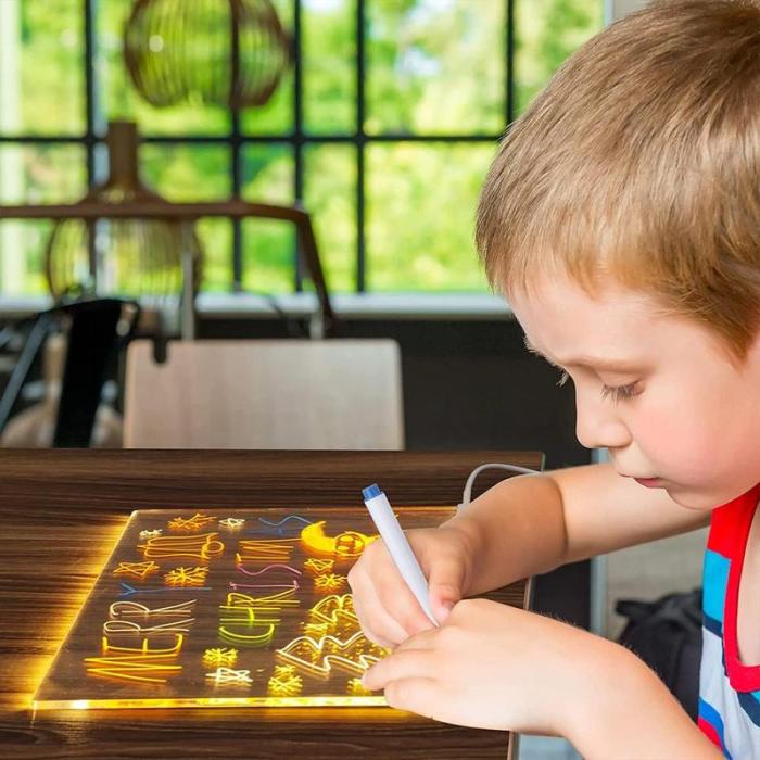 Vivolux | LED memo board with 7-color pen 1