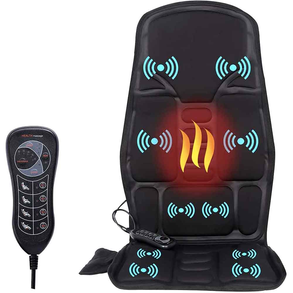Vivolux | Mode Massagestuhlauflage mit beheiztem Nackenkissen für Auto und Zuhause 7